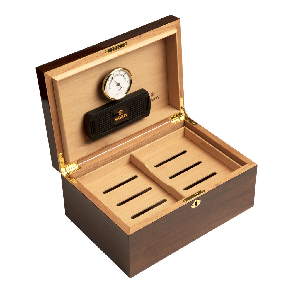 Savoy African Teak Humidor Large