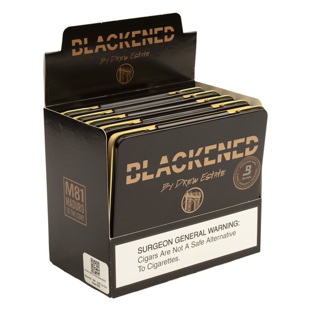 Blackened M81 Tin of 10